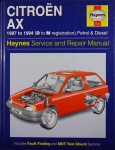 Citroen AX 1987 to 1994 (D TO M registration) Petrol & Diesel