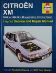Citroen XM 1988 to 1998 (G to R registration) Petrol & Diesel.  Haynes Service & Repair Manual