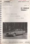 CX Vehicles Vol 1 Repair Manual Removal & Fitting - Reconditioning - Body Work