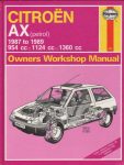 Citroën AX (petrol) 1987 to 1989 954cc - 1124cc - 1360cc